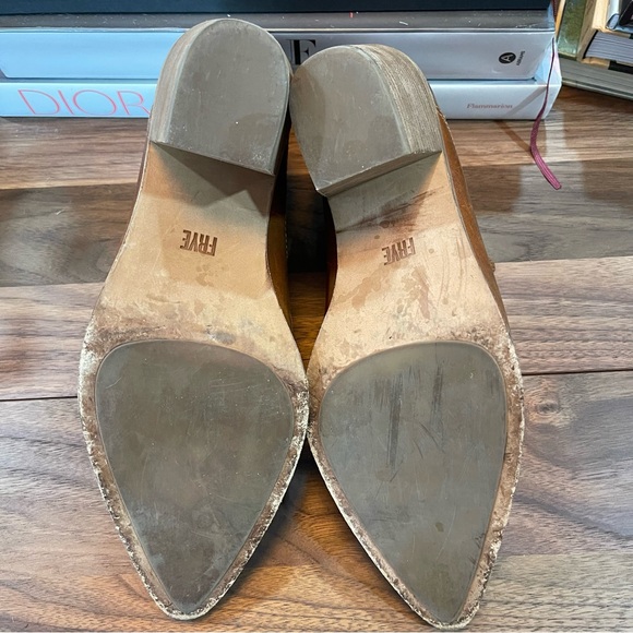 Frye Faye shootie / bootie in caramel leather, size 11 - Picture 5 of 5